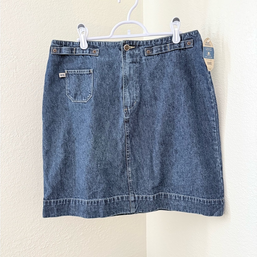 High Sierra Vintage Denim Mini Skirt